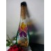 UKRAINE HOMEMADE DECOR BOTTLE. HADMADE STAINED GLASS   161804532192